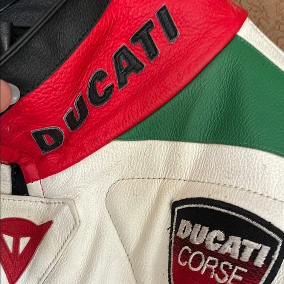 Red and Black Bomber Jacket with Racing Design with the pants - Picture 4 of 12